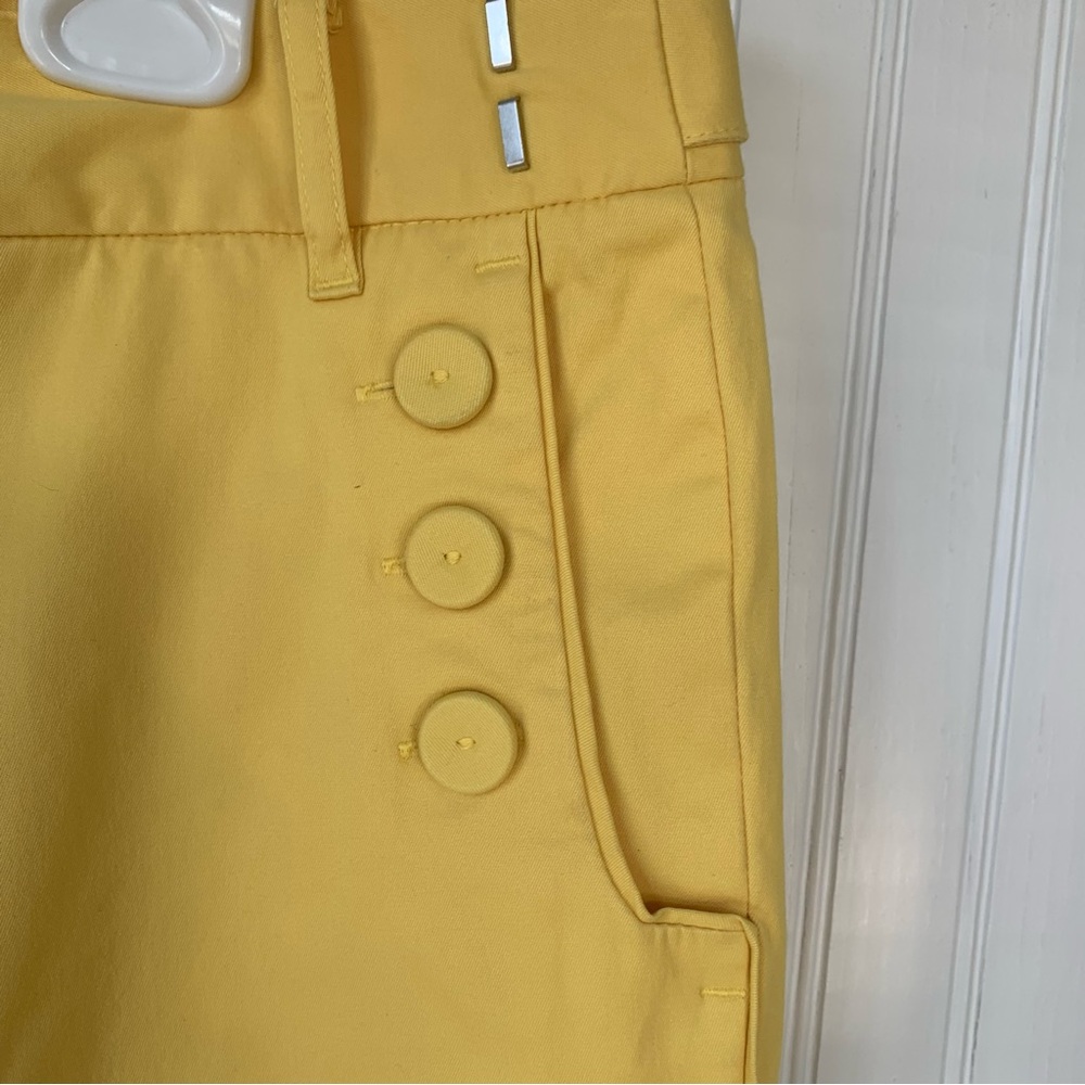 Talbots Stretch (NWOT/12) Crop Pants w/decorative buttons on front side pocket - Picture 9 of 9